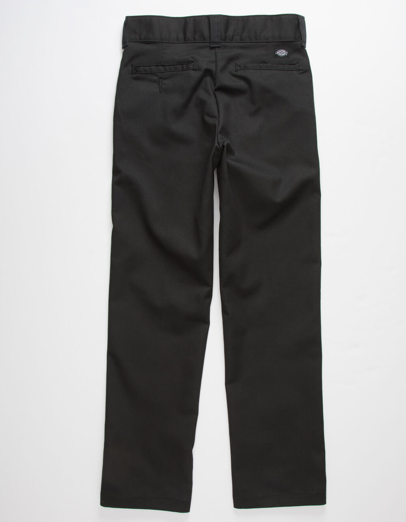 DICKIES Slim Black Boys Chino Pants image number 1