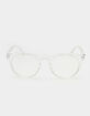 Round Keyhole Clear Blue Light Glasses image number 2