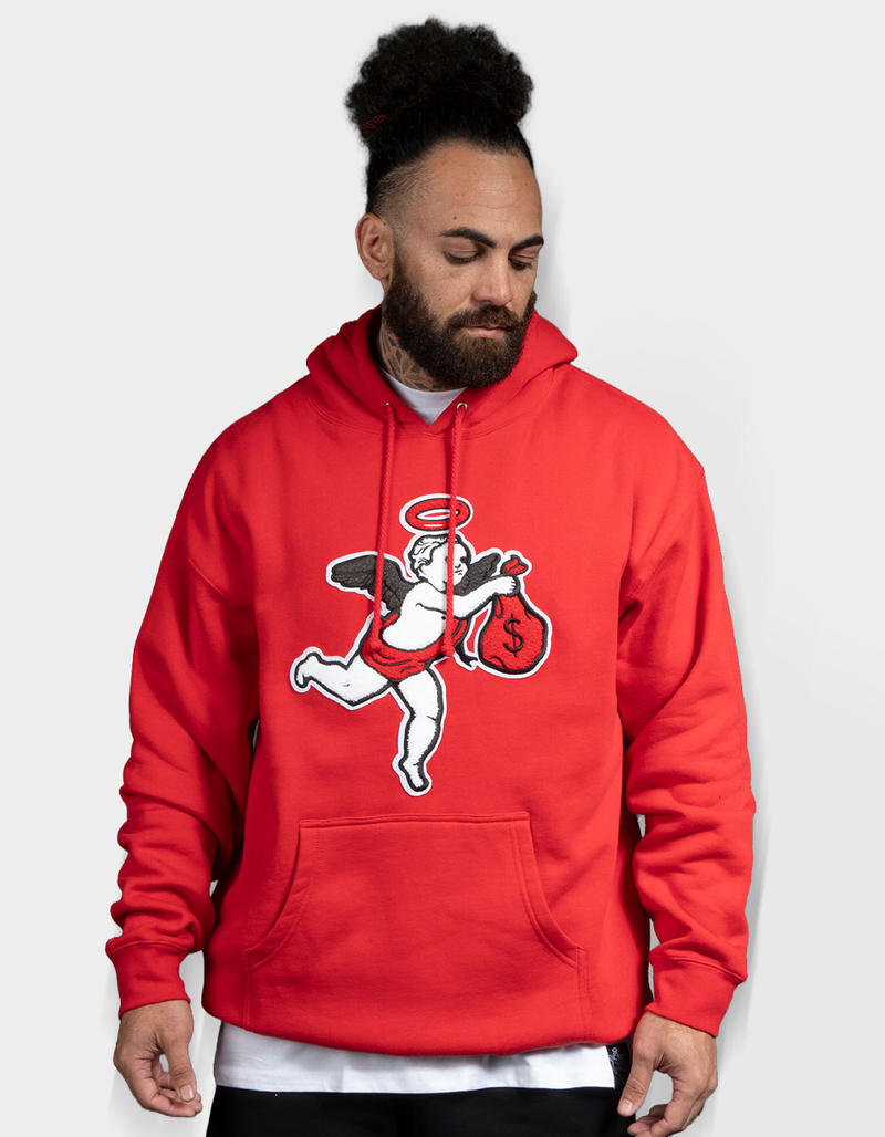 HASTAMUERTE Chenille Patch Angel Mens Hoodie image number 2