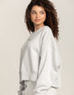 NIKE Sportswear Phoenix Womens Fleece Oversized Crop Crewneck Sweatshirt image number 2