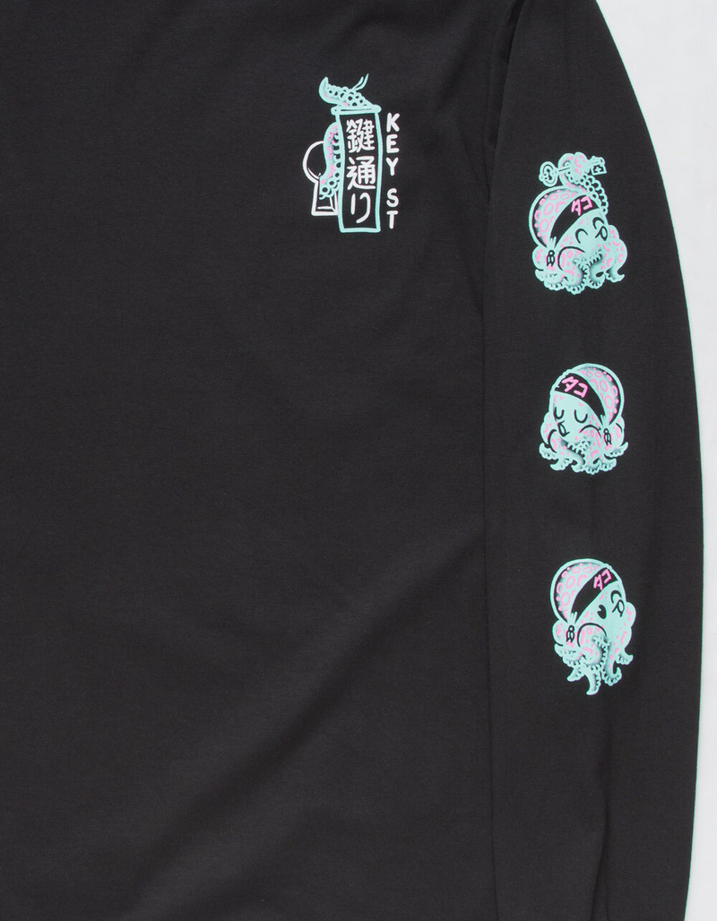 KEY STREET Octo Pal Mens TShirt BLACK Tillys