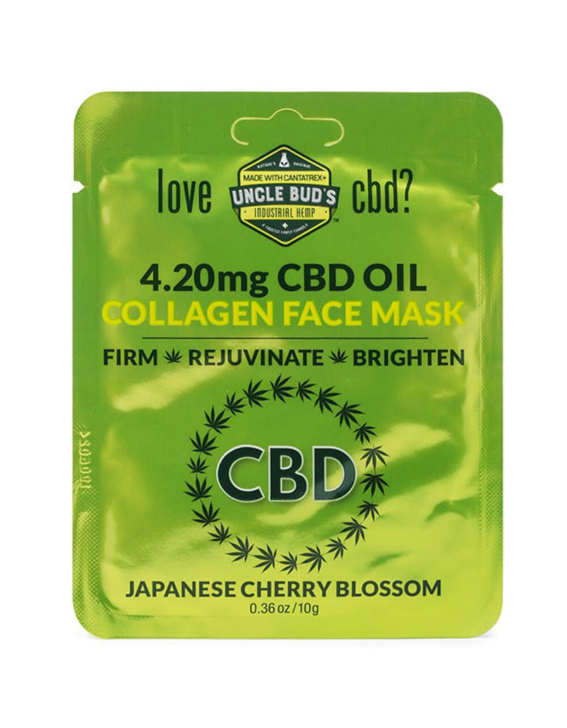 UNCLE BUD'S CBD Collagen Face Mask image number 0