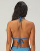 FULL TILT Texture Stripe Triangle Bikini Top image number 4