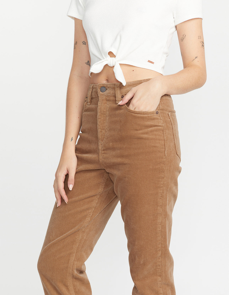 VOLCOM Stoned Straight Womens Corduroy Pants image number 3