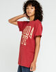 THE ORIGINAL RETRO BRAND FSU Florida State University Womens Oversized Tee image number 3