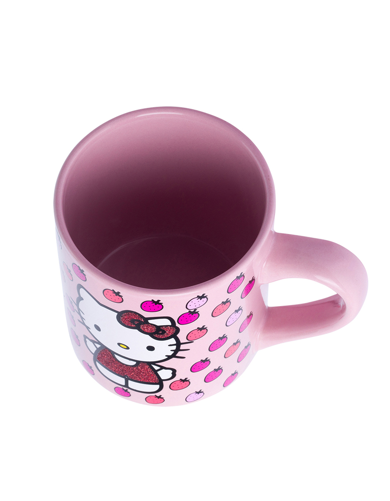 SANRIO Hello Kitty Strawberry Glitter Mug image number 2