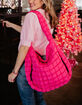 KATYDID Oversized Quilted Hobo Tote Bag image number 7