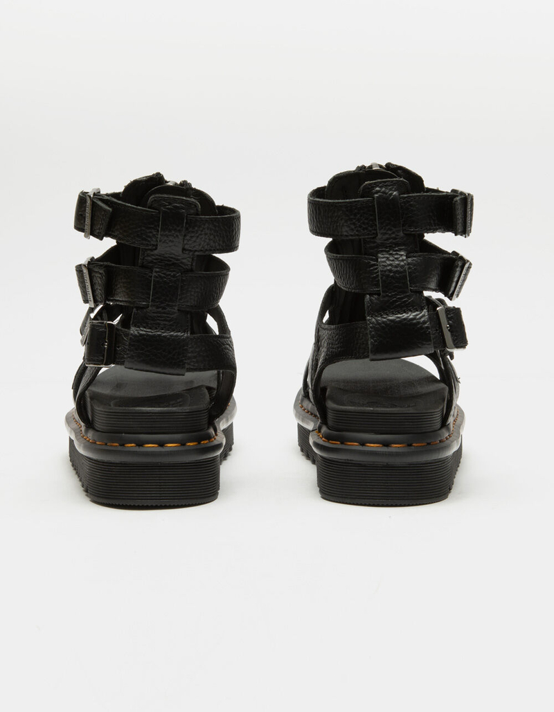 DR. MARTENS Olson Zipped Leather Strap Womens Sandals image number 3