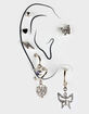 FULL TILT 7 Pack Butterfly Rhinestone Ear Cuff Set image number 1