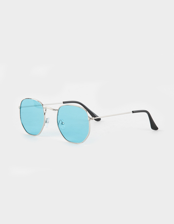 RSQ Geometrical Metal Sunglasses Primary Image