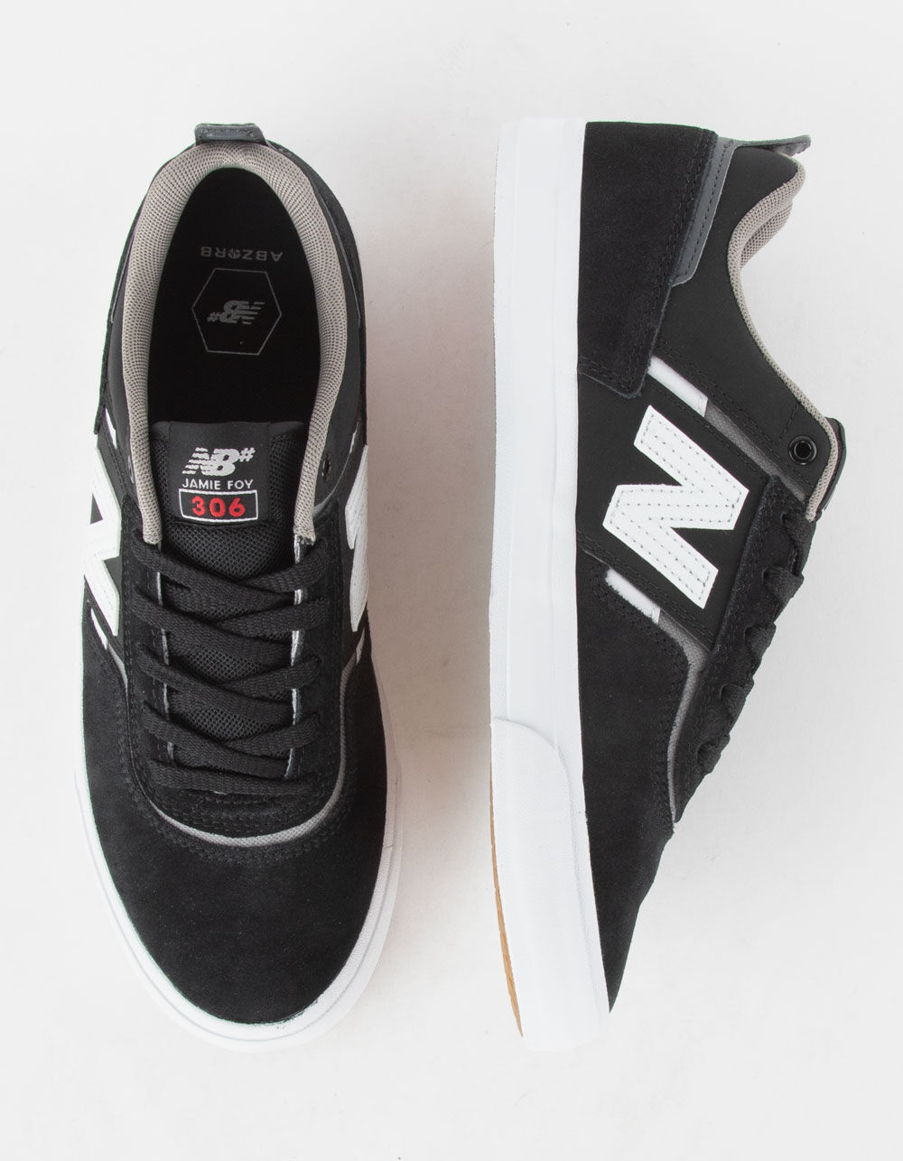 NEW BALANCE Numeric Jamie Foy 306 Mens Shoes - BLACK/WHITE | Tillys