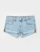 RSQ Womens Low Rise Cuffed Micro Shorts image number 1