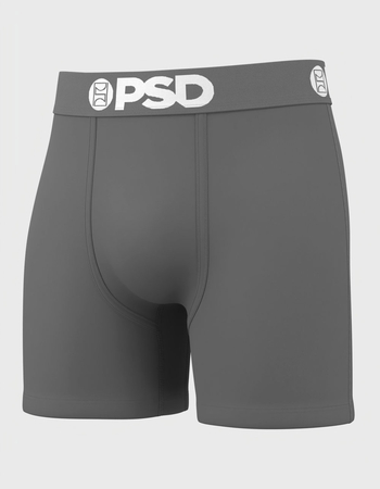 PSD Charcoal Mens Mid Boxer Briefs Alternative Image