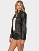 EDIKTED Roxie Faux Leather Jacket image number 3