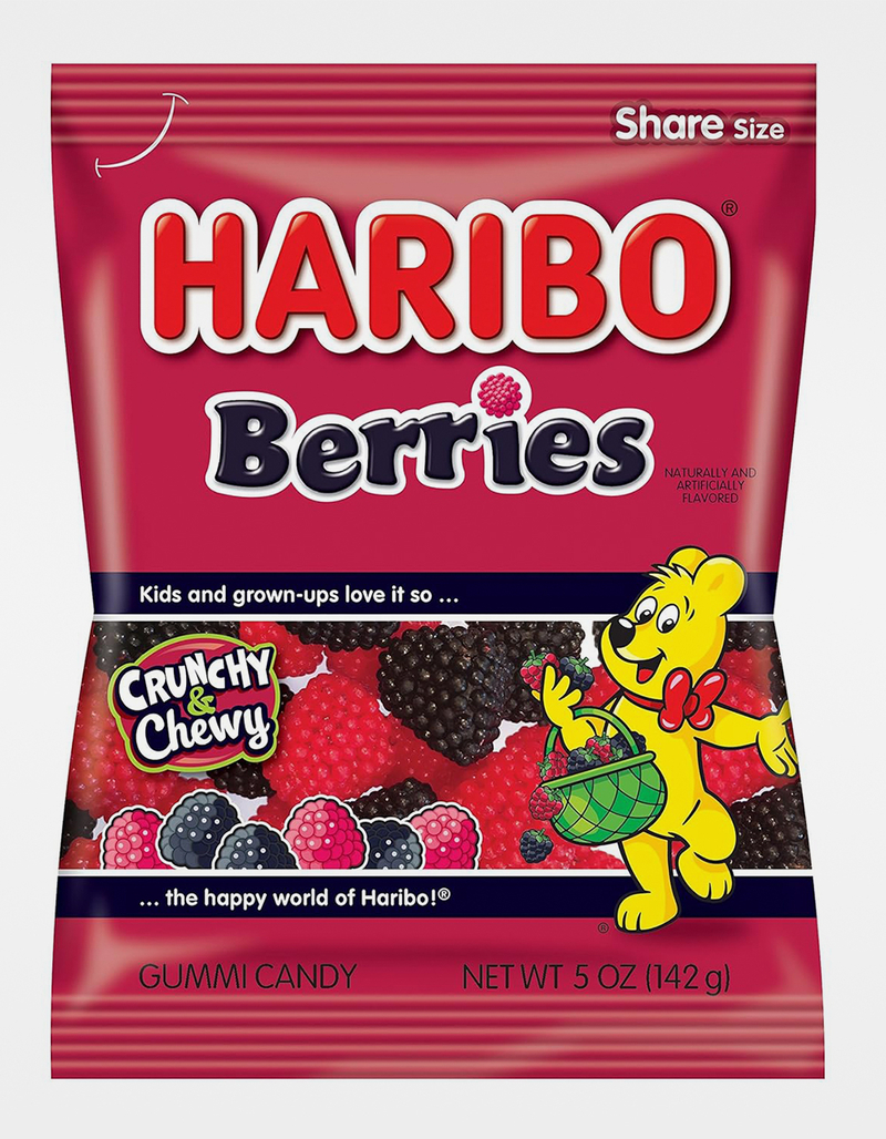 HARIBO Berries Crunchy & Chewy Candy image number 0