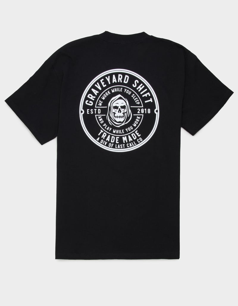 LAST CALL CO. Shift Trade Made Mens Tee image number 0