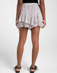 WEST OF MELROSE Ditsy Tiered Womens Shorts image number 4
