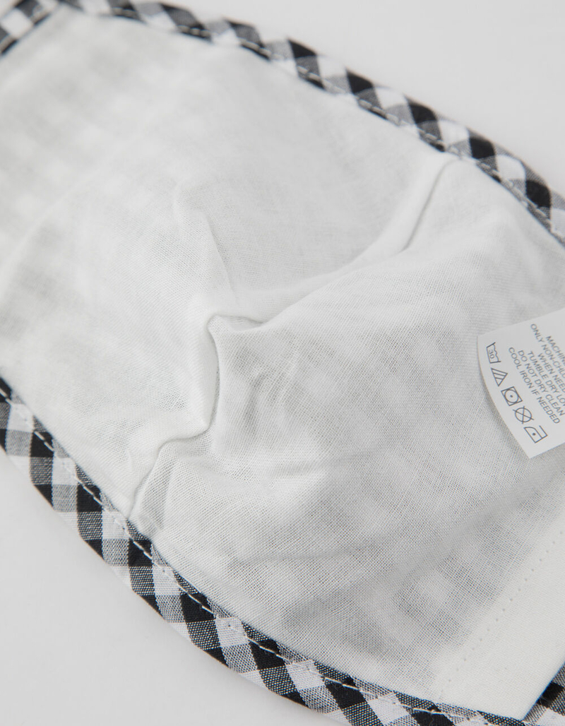 BRIXTON Summer Weights Gingham Fashion Face Mask image number 2