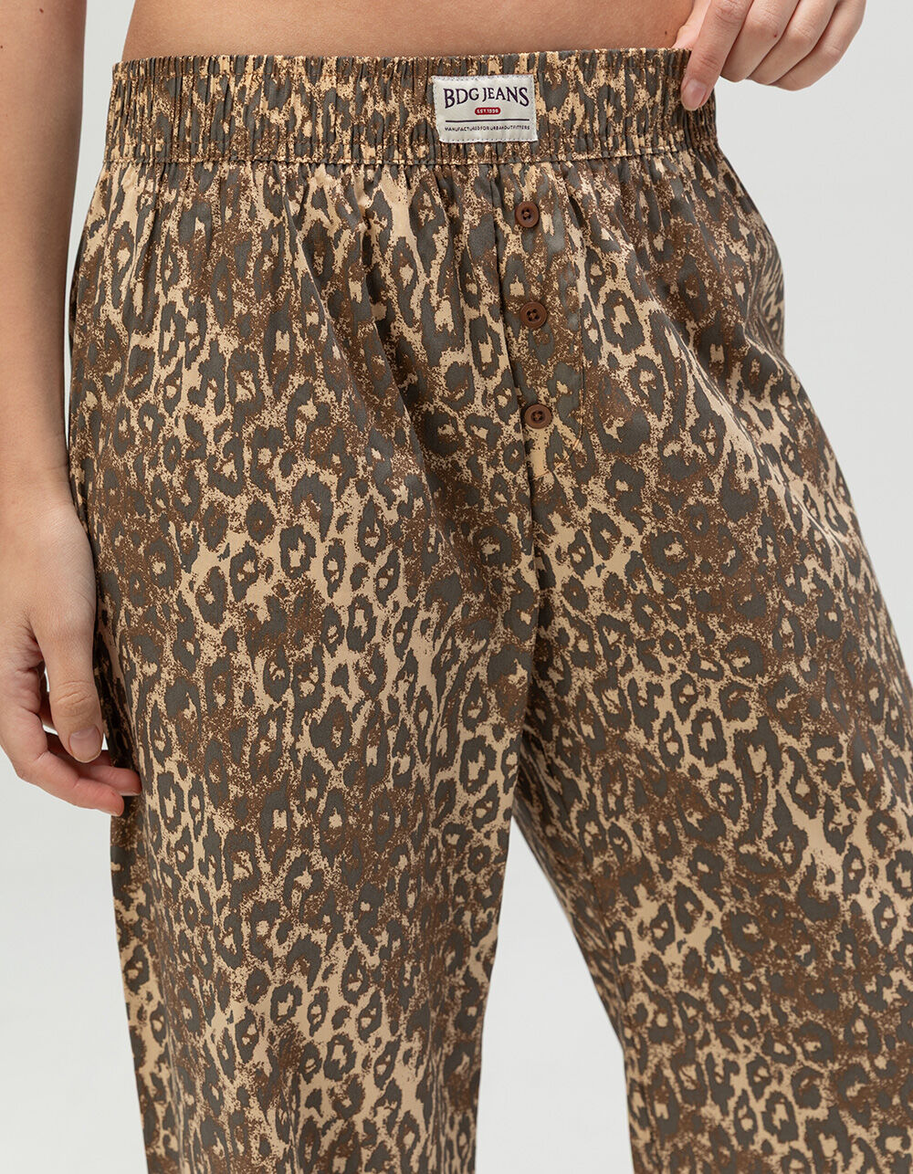 BDG Urban Outfitters Womens Leopard Boxer Pants - LEOPARD | Tillys