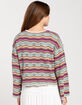 ROXY Salt Siren Womens Crop Bell Sleeve Sweater image number 4