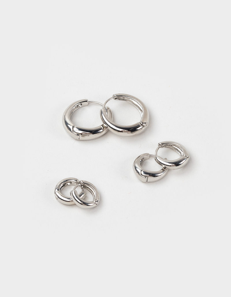 FULL TILT 3 Pack Hoop Earrings image number 0