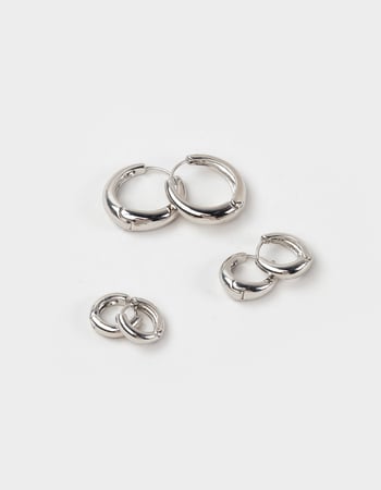 FULL TILT 3 Pack Hoop Earrings Primary Image