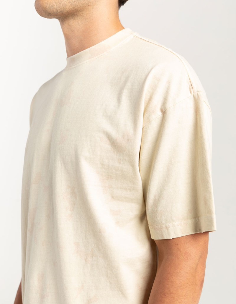 RSQ Mens Acid Wash Oversized Tee image number 4