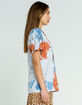 MERCH TRAFFIC Ramones Tie Dye Womens Oversized Tee image number 2