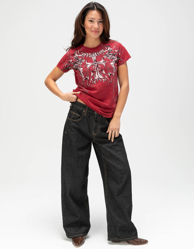 AFFLICTION Jump Womens Fitted Tee image number 1
