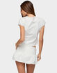 EDIKTED Yelena Lacey Button Up Top image number 3