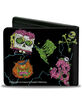 BUCKLE-DOWN x SpongeBob SquarePants Halloween Slime Icons Bifold Wallet image number 2