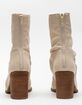 OASIS SOCIETY Ruched Womens Calf Boot image number 4