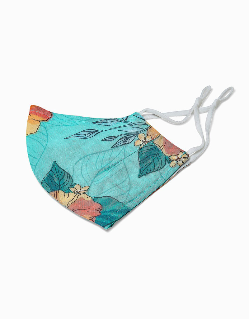 PURA VIDA x Vera Bradley Turquoise Fashion Face Mask image number 1