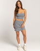 FULL TILT Gingham Womens Tube Top image number 2