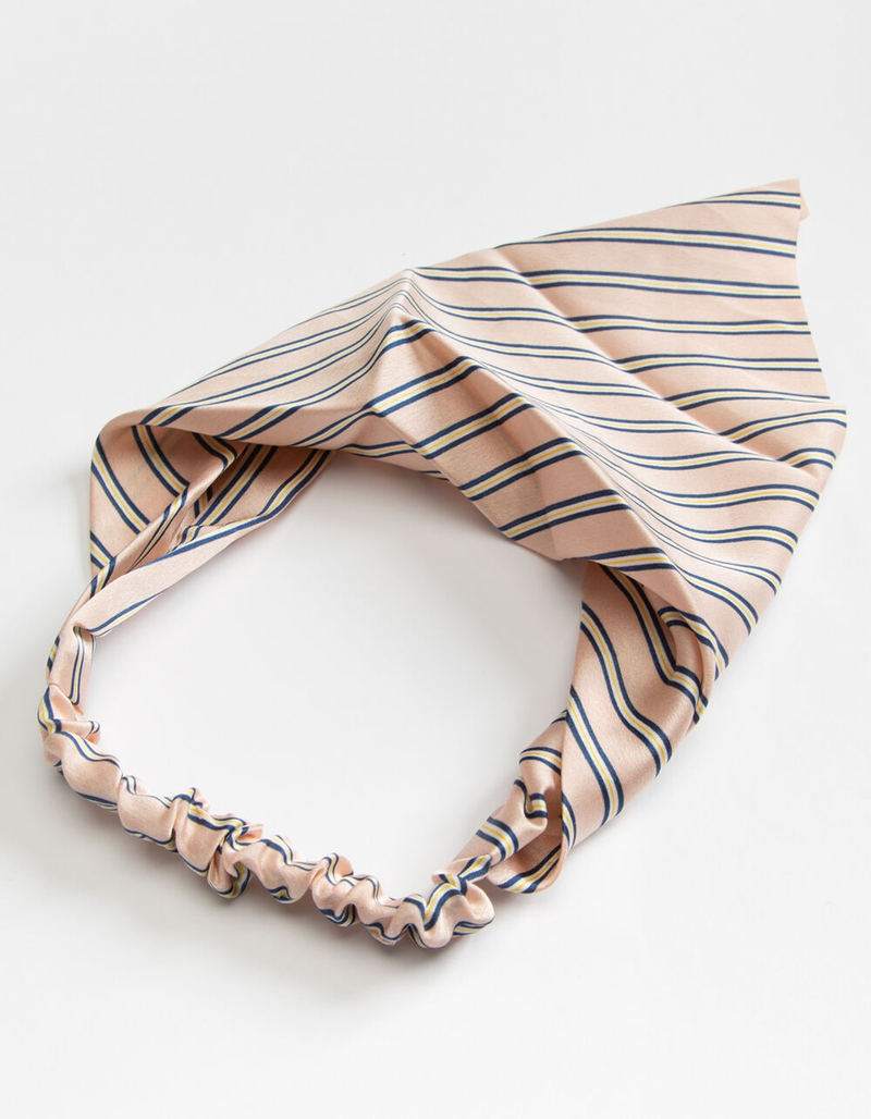 FULL TILT Striped Silk Bandana Scarf image number 0