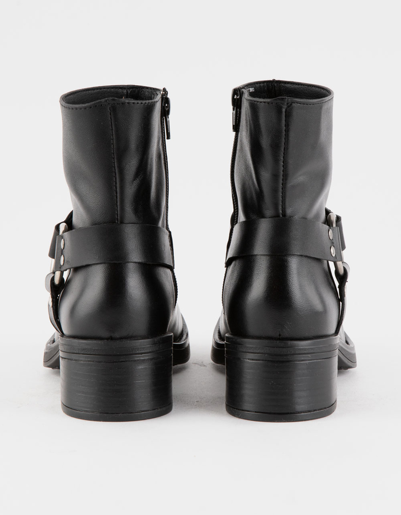 STEVE MADDEN Adena Harness Womens Moto Boots image number 3