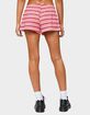 EDIKTED Glennon Striped Shorts image number 3
