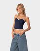 EDIKTED Alara Lace Trim Tank Top image number 5