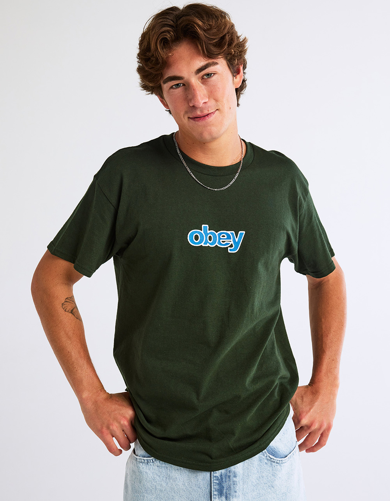 OBEY Chalk Mens Tee image number 3