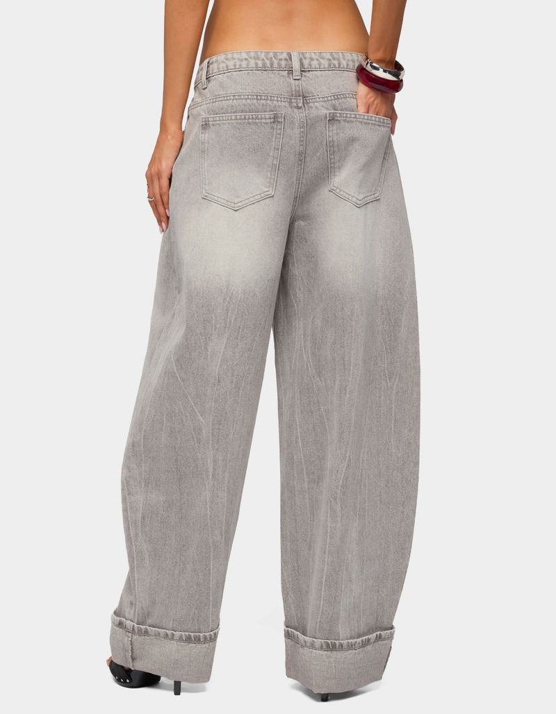 EDIKTED Kella Low Rise Baggy Jeans image number 2