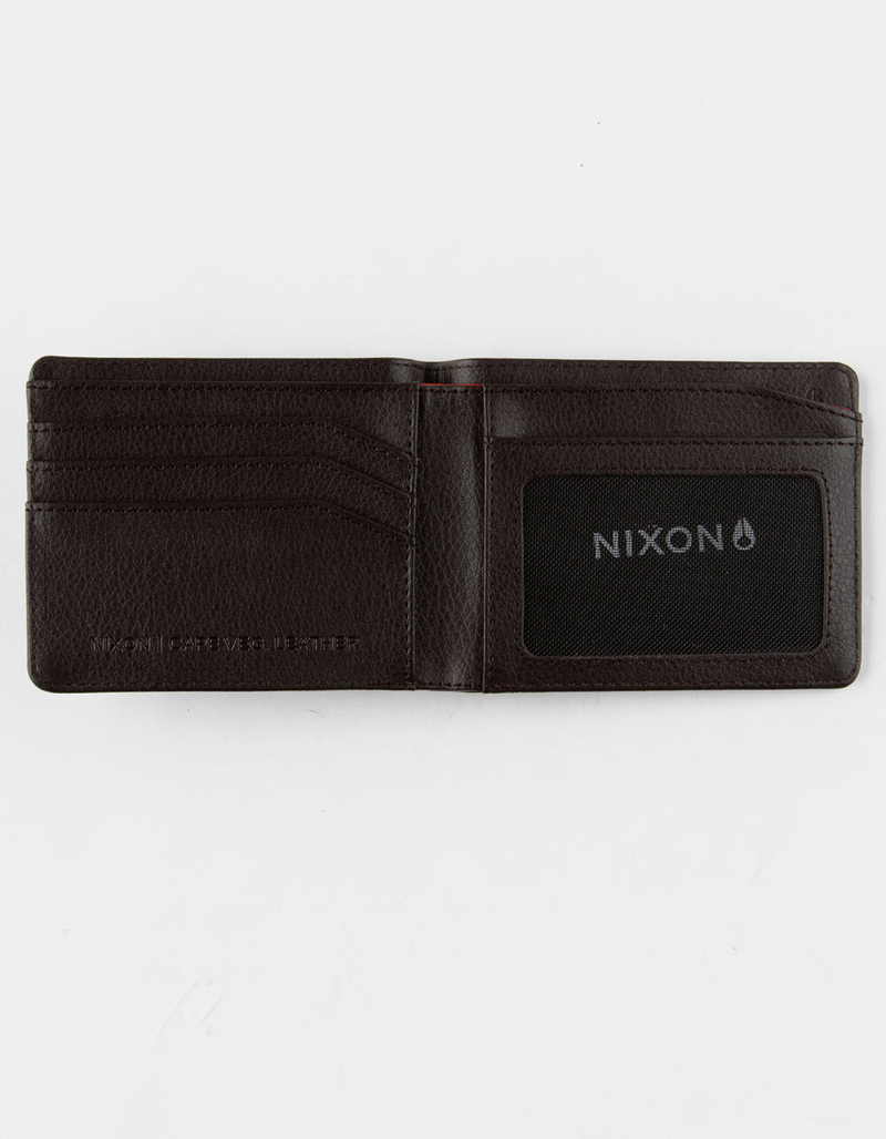 NIXON Cape Vegan Leather Brown Wallet image number 1