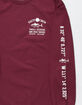 SALTY CREW Markets Burgundy Mens T-Shirt image number 3