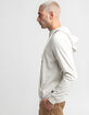 RSQ 1/4 Zip Oatmeal Mens Hoodie image number 3