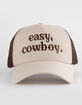Easy, Cowboy Womens Trucker Hat image number 2