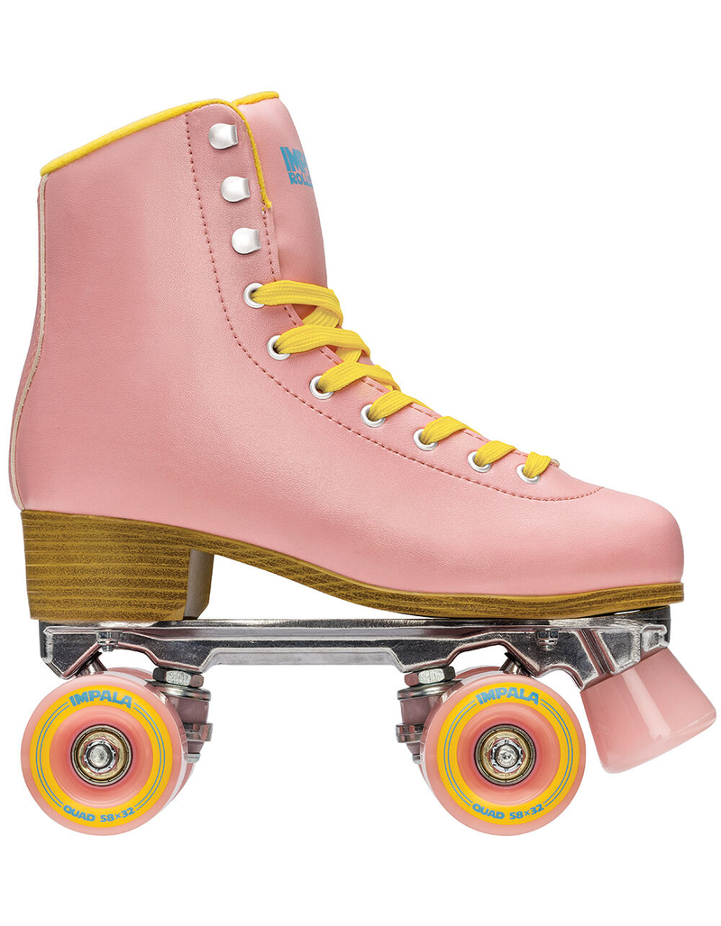 IMPALA ROLLERSKATES Pink & Yellow Quad Skates image number 0