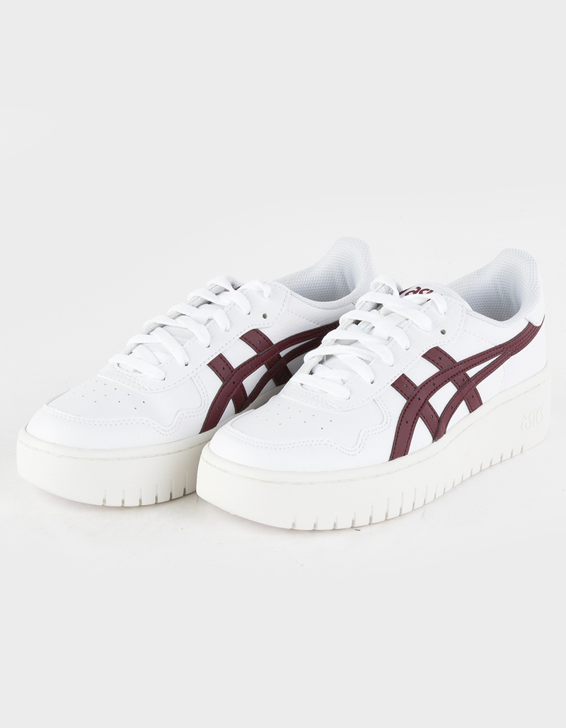 ASICS Japan S PF Womens Platform Shoes WHT/RED Tillys