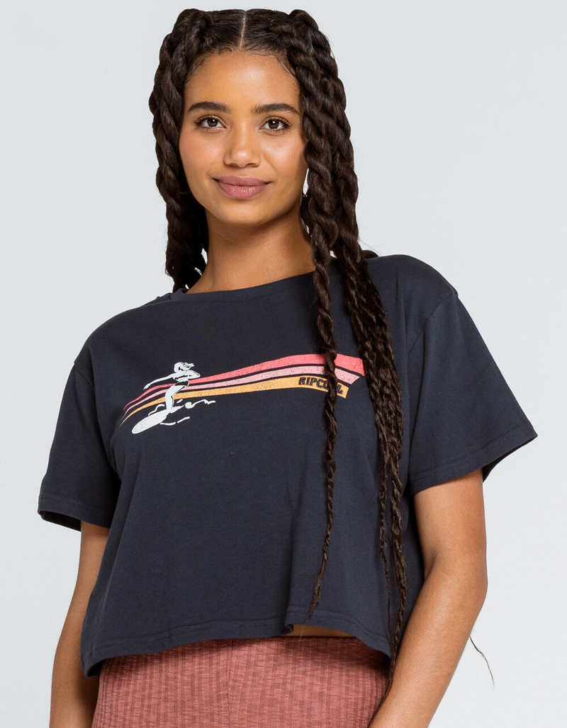 RIP CURL Golden State Womens Crop Tee image number 0