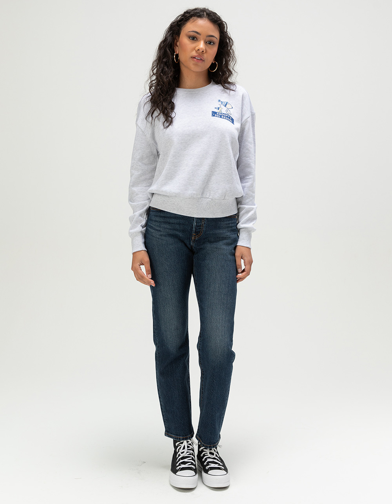 PEANUTS Ski Resort Womens Crewneck Sweatshirt image number 3