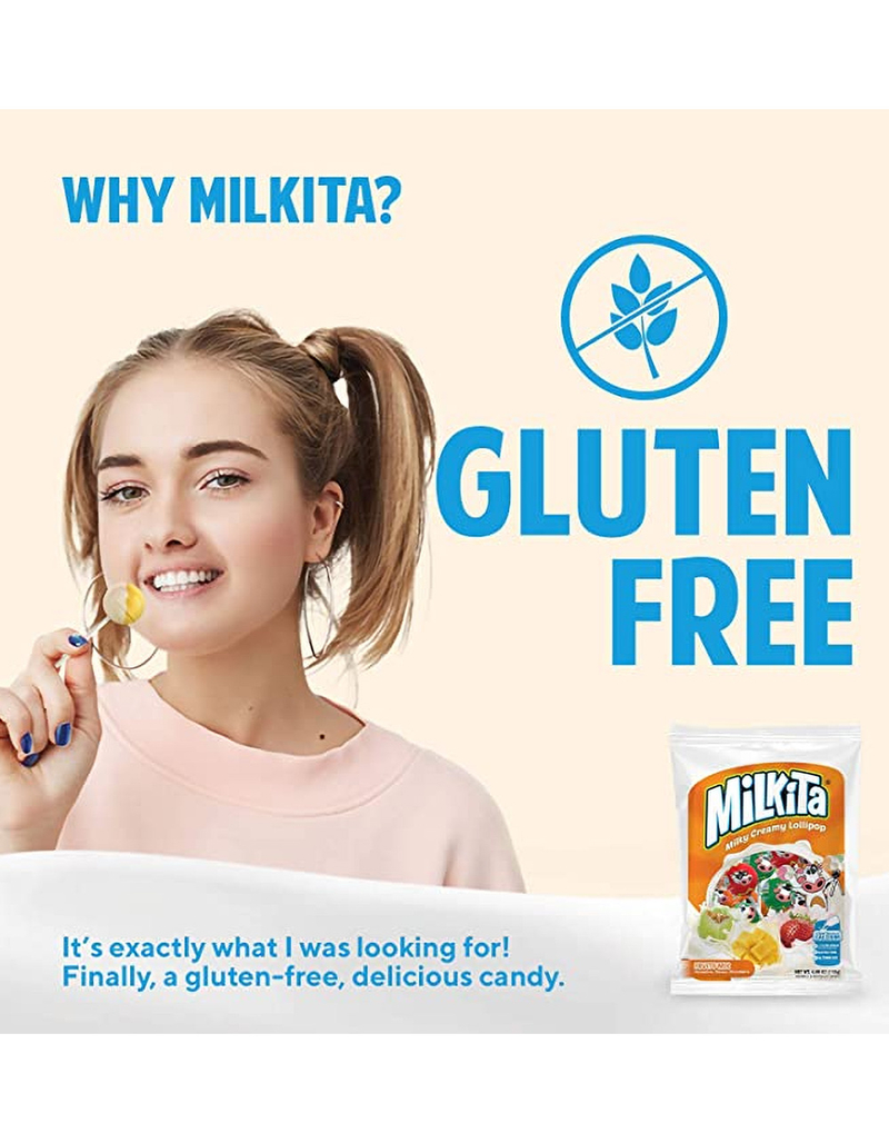 MILKITA Creamy Lollipop Assortment Candy image number 3