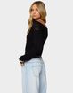 EDIKTED Lillis Boat Neck Knit Top image number 4